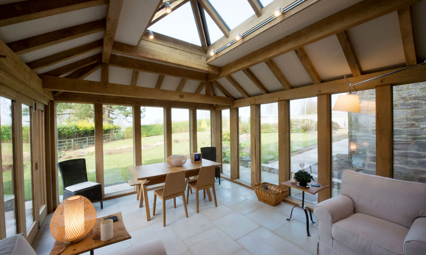 Parker Oak Image ofOak garden room